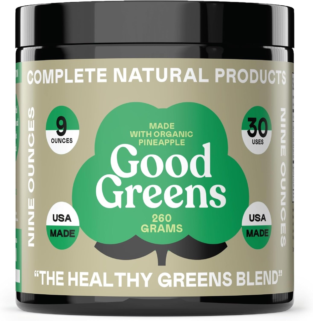Good Greens Superfood Powder - The Healthy Greens Blend - 9oz 30 Μερίδες