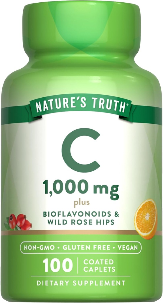 Nature's Truth Vitamin C Bioflavonoids & Rose HIPS 