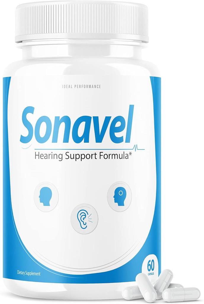 IDEAL PERFORMANCE Sonavel İşitme Desteği Formula Tinnitus Pills Supplement (60 Capsules)