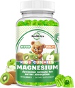 Liposomal Çocuklar Magnezyum Gummies- Glycinate Gummies for Kids Supplement-w/Omega-3, Vitamin B6, D3- Support Calm Stress Relief, Bones, Mood, Green Apple & Kiwi Flavor, 60 Count