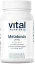 Vital Nutrients Melatonin 20mg | Vegan | Vücut Doğal Uyku Döngüsünü Desteklemek için Uyku Tamamı* | Gluten, Süt, Soy Free | 60 Capsules