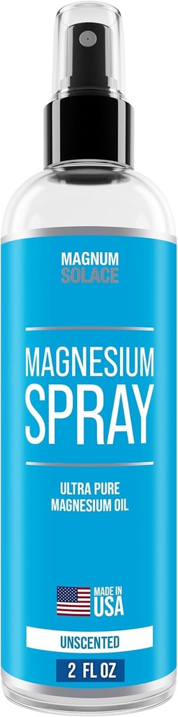 Magnesium Spray - USP Grade Pure Magnesium Oil Spray - Made in USA Since 2008, 2 oz