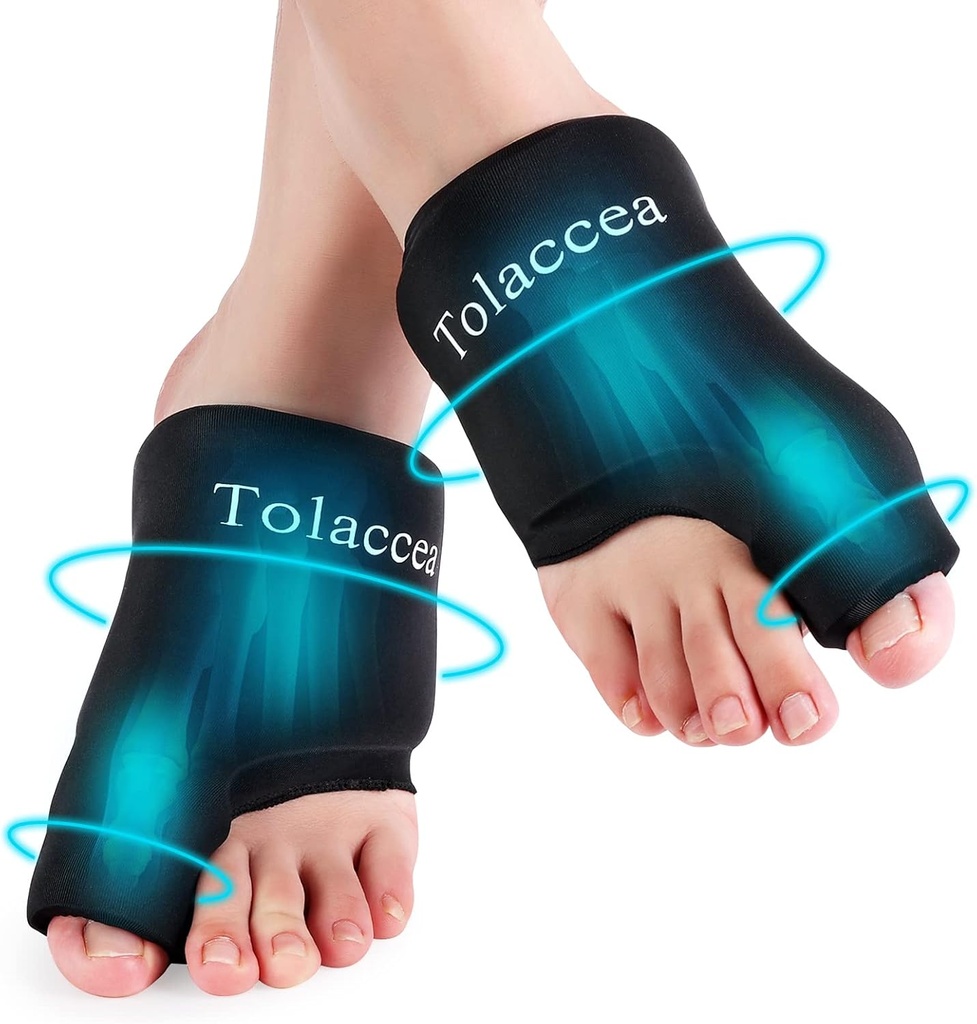 Foot Ice Packs Big Toe for Pain Relief, Flex Cold Pack for Bunion Relief, Reusable Gel Ice Pack for Hot and Cold Therapies, Ice Pack for Swelling, Sprateed, Bruises, Post-Surgery Recovery