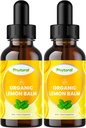 Immune Support için Organik Limon Balm Broşürü - Lemon Balm Tincture for Mood & Relaxation Support - Organik Tincture Leaf Drops for Yetişkinler & Kids Diyetary Supplement - 2OZ - 2 Pack