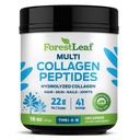 OrmanLeaf Collagen, Toz Unflavored - Hydrolyzed Grass Fed Keto Collagen Protein Toz Tip 1, 2 & 3 - Vital Hair, Skin, Nails, Ortaklar, Recovery, 11g Per Service
