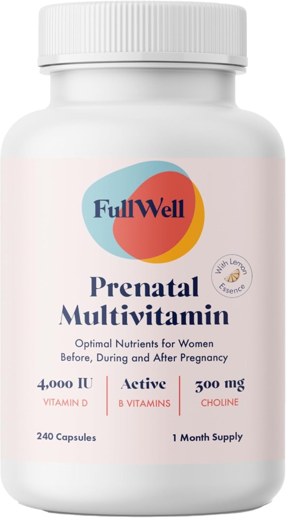 FullWell Προγεννητικές Βιταμίνες Λεμόνι 