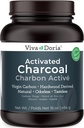 Viva Doria Virgin Aktif Charcoal Toz, Hardwood Derived, Food Grade, 16 Oz (1 Pound)