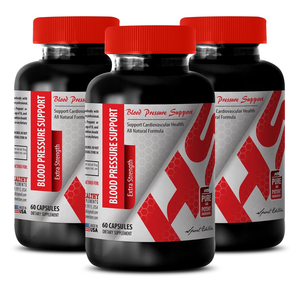 Kadınlar için Enerji Vitamini - Kan Basıncı Desteği - Ekstra Güç - Enerji Boost Supplement Erkekler - 3 Şişe (180 Capsules)