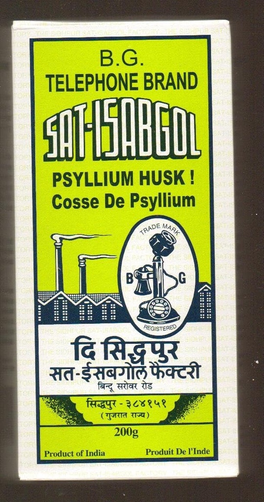 Telefon Marka Psyllium Husk (Sat-Isabgol) 200 Gram