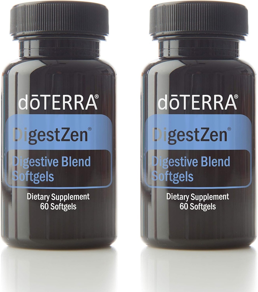 DoTERRA doTerra DigestZen Softgels, 60 Kont (Pack of 2)