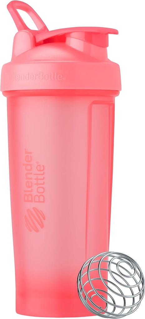 BlenderBottle Classic V2 Shaker Şişe Protein Shakes ve Pre Workout, 28-Ounce, Light Pink Pink