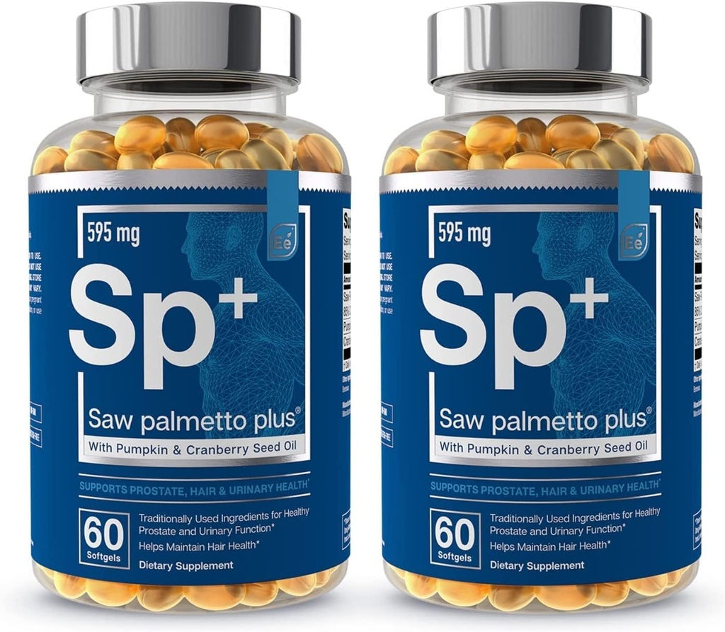 Essential Elements Saw Palmetto Plus - Prostate συμπλήρωμα υγείας για τους άνδρες με κολοκύθα και Cranberry σπορέλαιο 