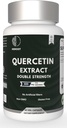 Quercetin Capsules Non-GMO,Gluten-Free, Vegetarian Supports General Health Strength Energy (120 Capsules)
