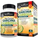 Garcinia Cambogia Kilo Kayıp Pills - Erkekler ve Kadınlar için En Güçlü ve Fat Burner - 1600 mg Natural Extract & 960mg HCA - Metabolism ATM & Carb Blocker Capsules - 60Ct