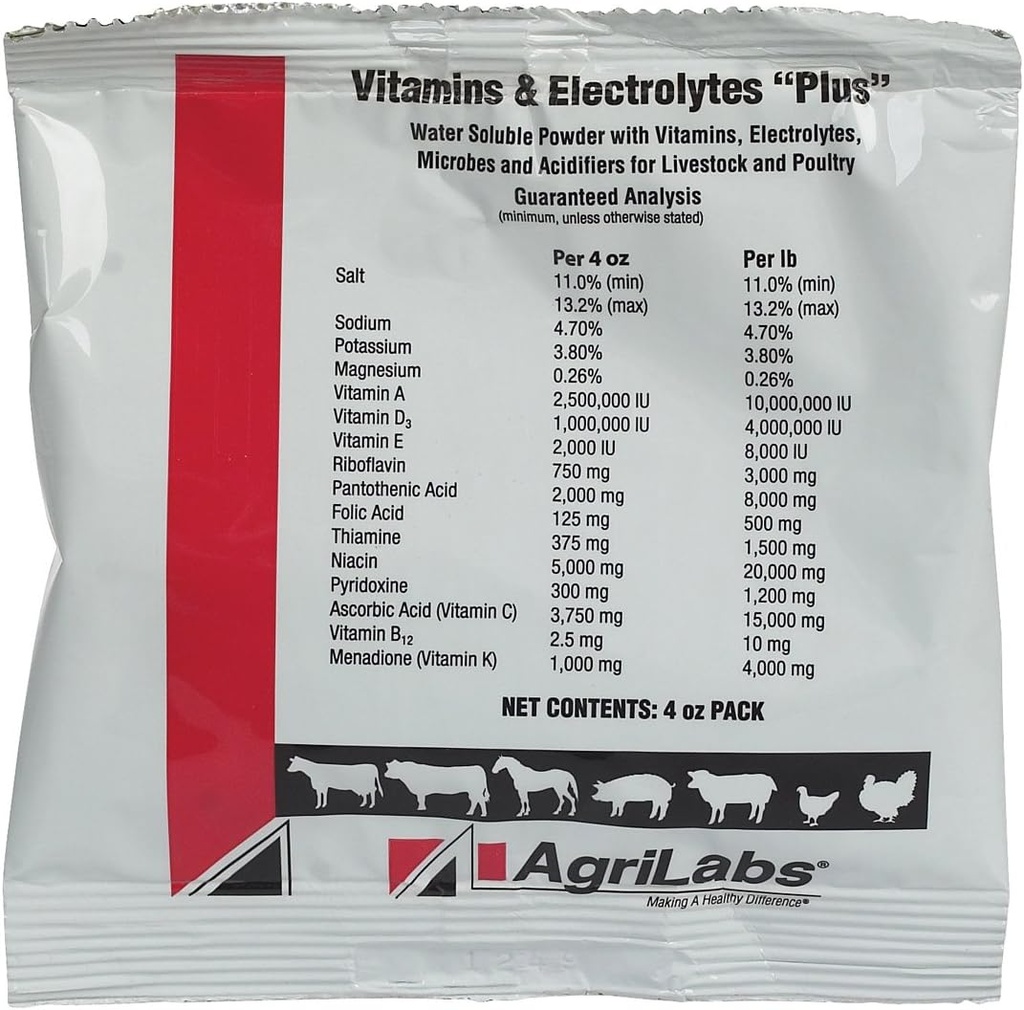 Vitamins & Electrolytes Plus by Agrilabs