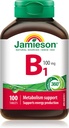 Jamieson Vitamin B1 (Thiamine) 100 mg, 100 tablet