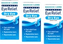 Bausch + Lomb Advanced Eye Relief, Lubricant Eye Drops for Kuru Eyes, Moisturizing & Soothing, Replenishes Tears for Fast Relief, 0,5 Fl Oz Oz