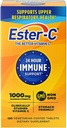 Ester-C Vitamin C 1000 mg kaplama Tabletleri, Immune System Branson, Stomach-Friendly Supplement, 120 Count