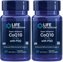 Life Extension Super Ubiquinol CoQ10 ile PQ, CoQ10, PQ, shilajit, Heart Health, Cellular Energy Support, 8X Better Abxia, Gluten-Free, 100 mg, 30 softgels (Pack of 2)