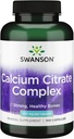 Swansonuba Citrate Kompleksi Bone Muscle Nerve Health Blood Printing Support Mineral Supplement 250 mguba (Citrate & Carbonate) 100 Capsules