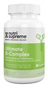 Nutri Supreme Ultimate B Kompleksi, Highly Absrobable Essential B Vitamins with Torchfolate to Support Nervous System Function, 60 Capsules