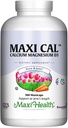 Maxi Healthuba 1000 mg Supplement with Vitamin D3 (1000 IU) ve Magnezyum (500 mg) - Erkekler ve Kadınlar için Kemik, Diş ve Ortak Destek - 360 Capsules - Maxi Cal