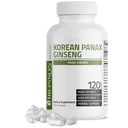 Bronson Kore Panax Ginseng Enerji, Endurance & Vitality + Memory and mental Performance, 120 Capsules