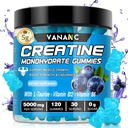 Tinatine Monohidrat Gummies 5000 mg for Men & Women, Sugar Free,Low in Calories, L-Taurine + Vitaminleri ile