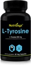 L Tyrosine 500 mg - Focus, Mood & Spirit Clarity | 500 mg Capsules with Pure L-Tyrosine | Supports Brain Function & Wellée | L Tyrosine | L Trysonine