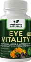 GREEN VALLEY NATURALS Eye Vitality Plus Supplement, Areds-2 Nutrients, Maquibright, Marialtı Flower, C & E, çinko, Copper, 60 Capsules (1)