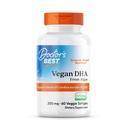 Doktorlar Algae'den en iyi Vegan DHA, Beyin ve Cardiovascular Sağlığı, Non-GMO, Gluten Free, Soy Free, Vegan 60 Veggie Softgels