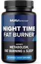 Night Time Fat Burner for Kilo Yi & Sleep Aid | Appetite Suppressant, Carb Blocker, Nighttime Metabolism Branson for Stomach Fat Burner & Night Sped with Melatonin | Non-GMO, Vegan 60ct