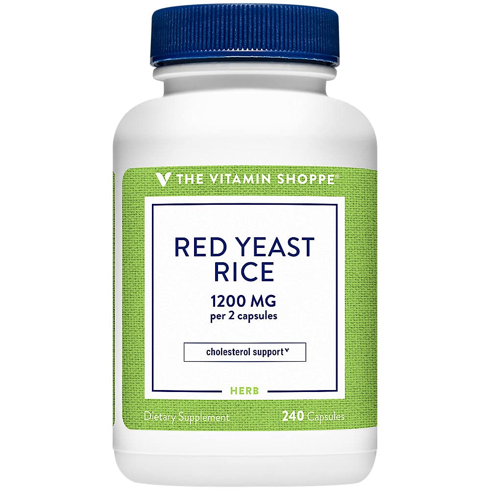 The Shoppe Red Yeast Rice - 1.200 MG (240 Capsules)