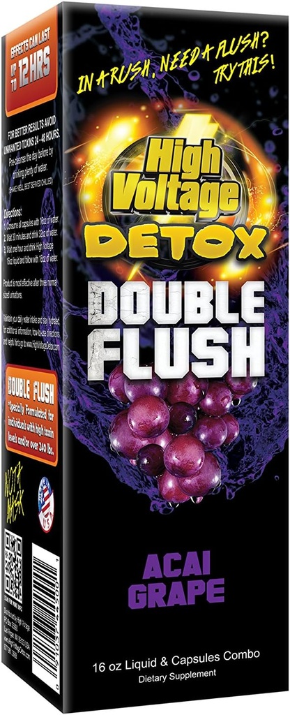 High Voltage Detox Double Flush Acai Grape