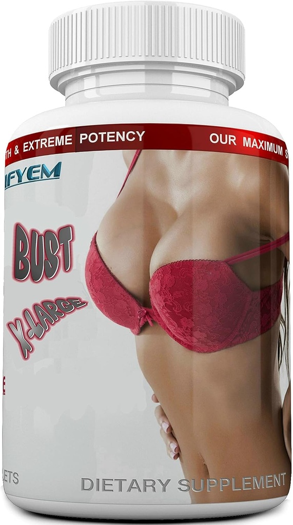 Bust X-Large διεύρυνση του στήθους, ενίσχυση του στήθους, χάπια Bust Ενίσχυση - Απολαύστε μεγαλύτερο, Fuller, πιο σφιχτό στήθος. (Όχι κρέμα στήθους). 1 Μήνας προσφοράς