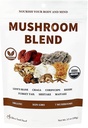 Cherie Sweet Heart 7 Mushroom Extract Powder – USDA Organic Superfood Blend with Lion's Mane, Reishi, Cordyceps, Maitake, Shiitake, Turkey Tail & Chaga – Vegan, Non-GMO, Gluten-free – 3,5 oz