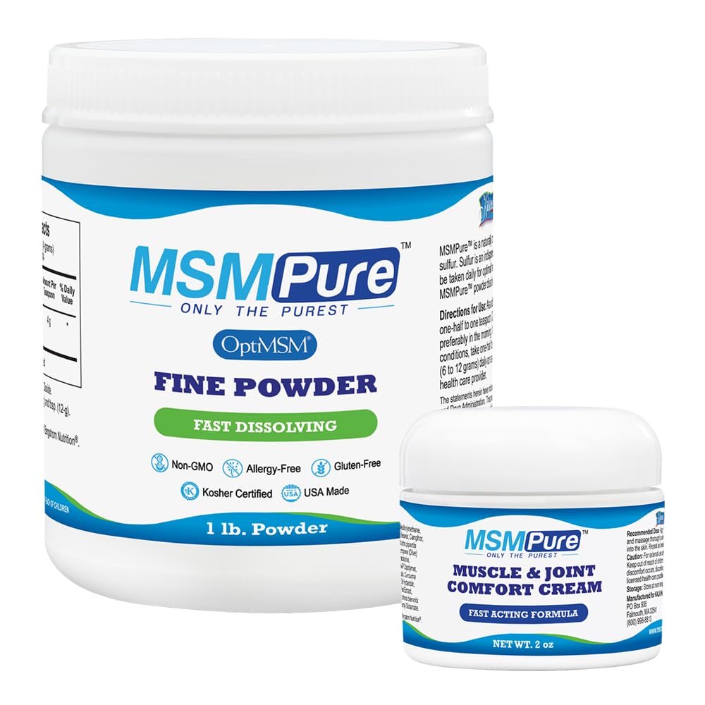 KALA SA MSMPure Fine Toz 1lb ve Kas & Ortak Krem 2oz Sche