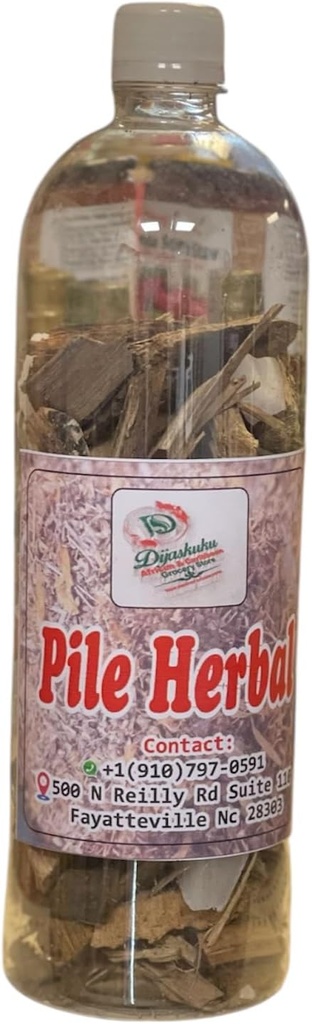 Pile Herbs (Agbo Jedi) Παραδοσιακό συμπλήρωμα βοτάνων, πλαστικό μπουκάλι