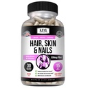 Kaya Naturals Hair Skin Capsules with Biotin - Saç ve Cilt Vitaminleri, D Vitamin B-12 A Folic Asit Desteği, Saç Destek Vitamini Saç Çığlıkları Için Ekle 30 Capsule Counts