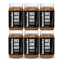 Fatworks Gourmet Cage-Free Duck Bone Broth, Geleneksel Flavor, Keto, Paleo, Collagen Rich, Preservative Free, 6 paket 15 oz. Jars