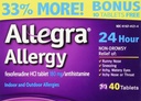 Allegra Alerji 40 Tablet (Bonus Pack -% 33 daha fazla) 24 Saat Koruma - Drowsy