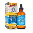 Doğal Pat Silver Wings Colloidal Silver 500ppm Immune Support Supplement 4 fl. oz. Dropper