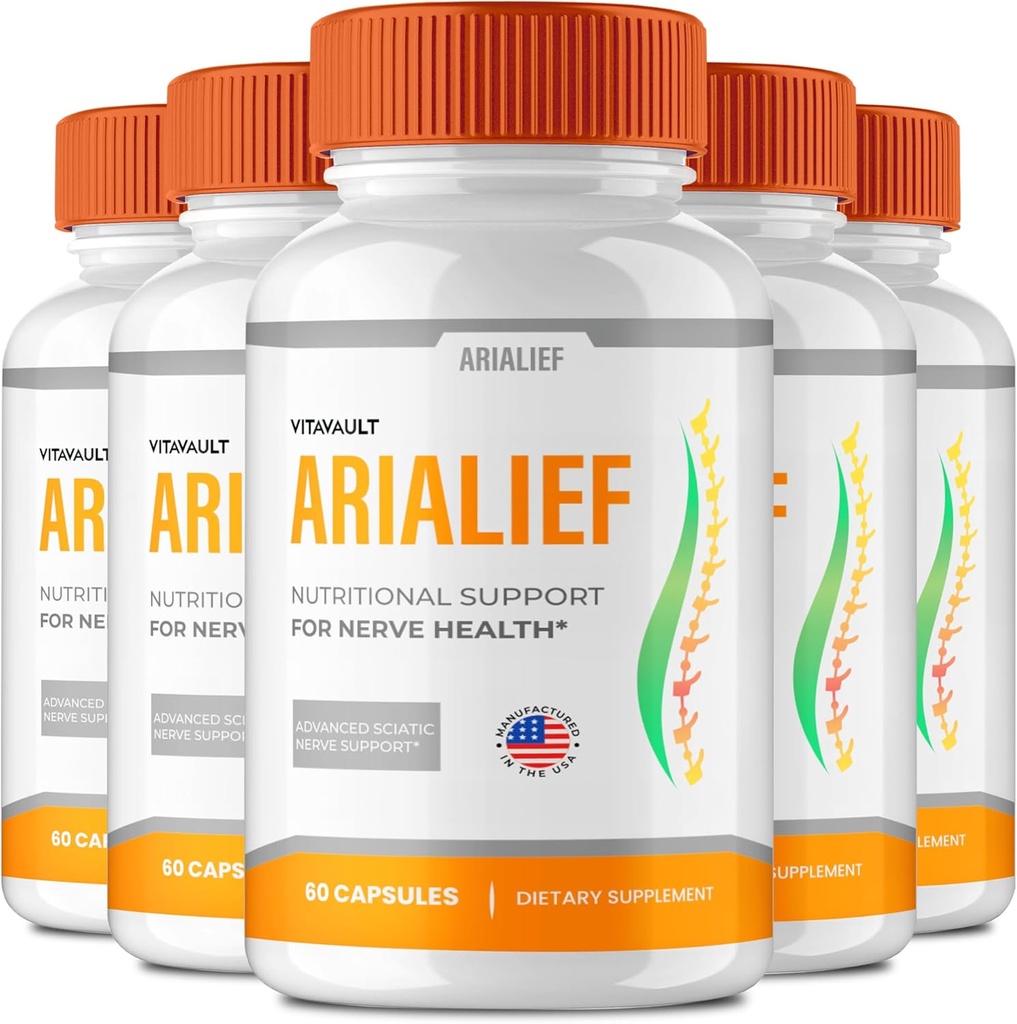 Arialief Brain Supplements for Memory and Focus Capsule Capsules, Aria LIEF Advanced Formula Brain Health Support Pills maksimum Güçlü Nootropics Arialief All Natural Support Pills Yorumları (5 Pack)