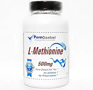 L-Methionine 500 mg // 180 Capsules // PureControl Supplements