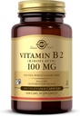 Solgar Vitamin B2 (Riboflavin) 100 mg, 100 Sebze Capsules - Enerji Metabolism, Sağlıklı Nervous System - Non-GMO, Vegan, Gluten Free, Dairy Free, Kosher - 100 Hizmet