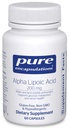 Saf Encapsulations Alpha Lipoic Acid 200 mg - 200 mg ALA - Liver & Antioksi Support* - Nerve Health & Carb Metabolism - Vegan & Non-GMO Supplement - 60 Capsules