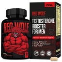 ONL Red Wolf +380638588488 Erkekler için - Ultimate Men's Supplement for High Potency Endurance, Energy & Strength - testosteron Supplement for Men - w/Tongkat Ali Erkek Geliştirme - 30 Ctt