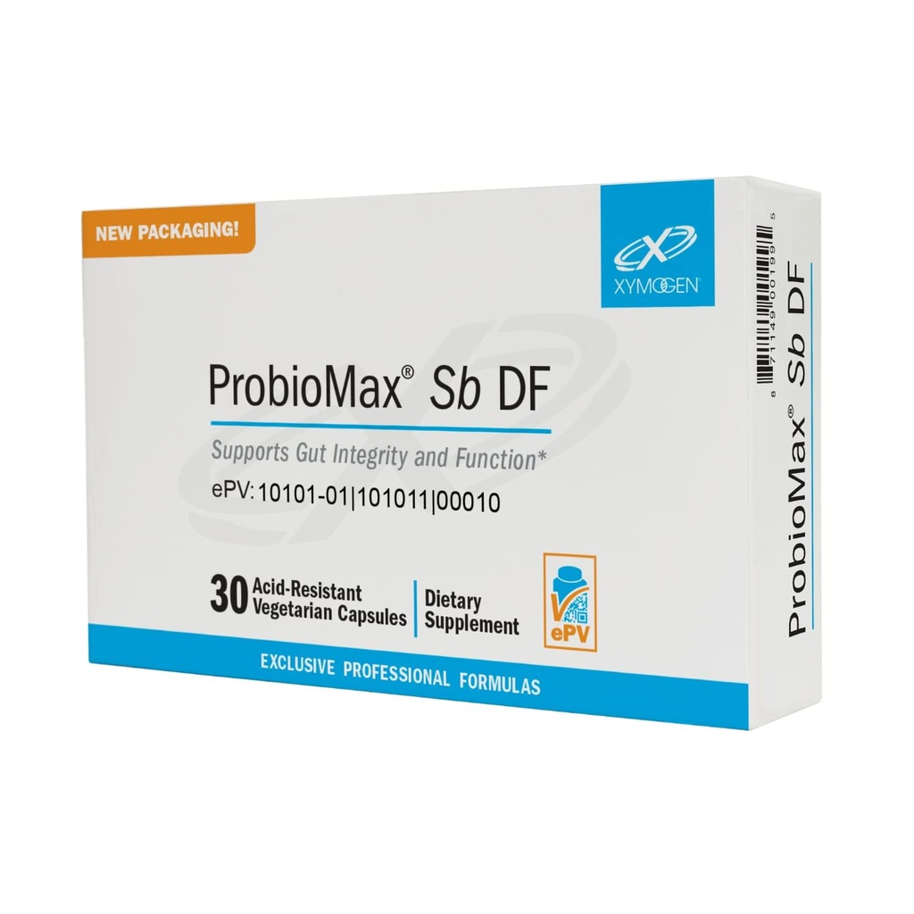 XYMOGEN ProbioMax Sb 35B - 35 Δισεκατομμύρια CFU Προβιοτικό συμπλήρωμα με Lactobacillus & Bifidobacterium lactis HN019 - Προβιοτικά για Digestive Health - Πρώην ProbioMax Sb DF (30 κάψουλες)