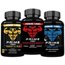 Prime Labs Prime Test Testosterone Booster + Night Duty Sleep Supplement + Tongkat Ali Plus (60 Count Each)