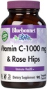 Bluebonnet Beslenme Vitamin C-1000 mg Plus Rose HIPS Sebze Capules, çünkü Immune Health, Antioksit Koruma için, Soy Free, Gluten Free, Non-GMO, Kosher, Dairy Free, Vegan, 90 Kont